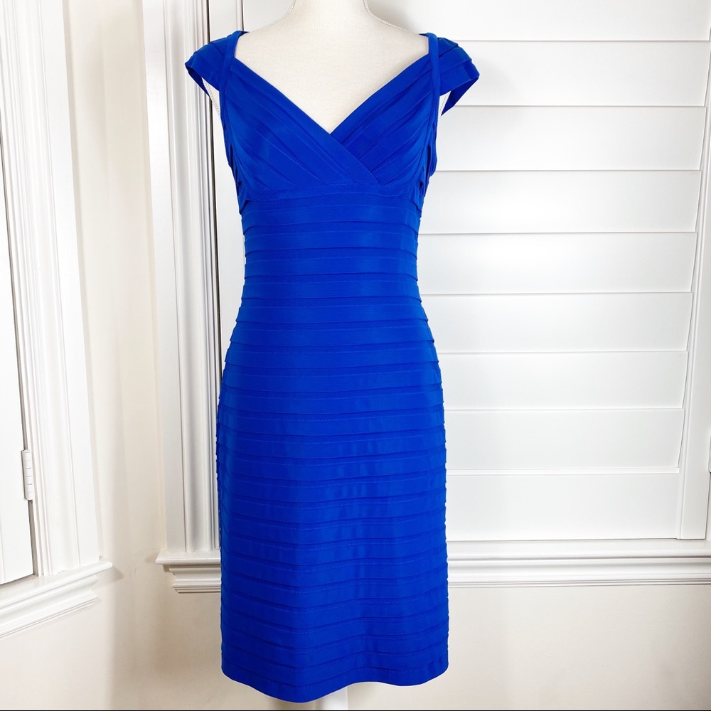 Caché Royal Blue cocktail dress